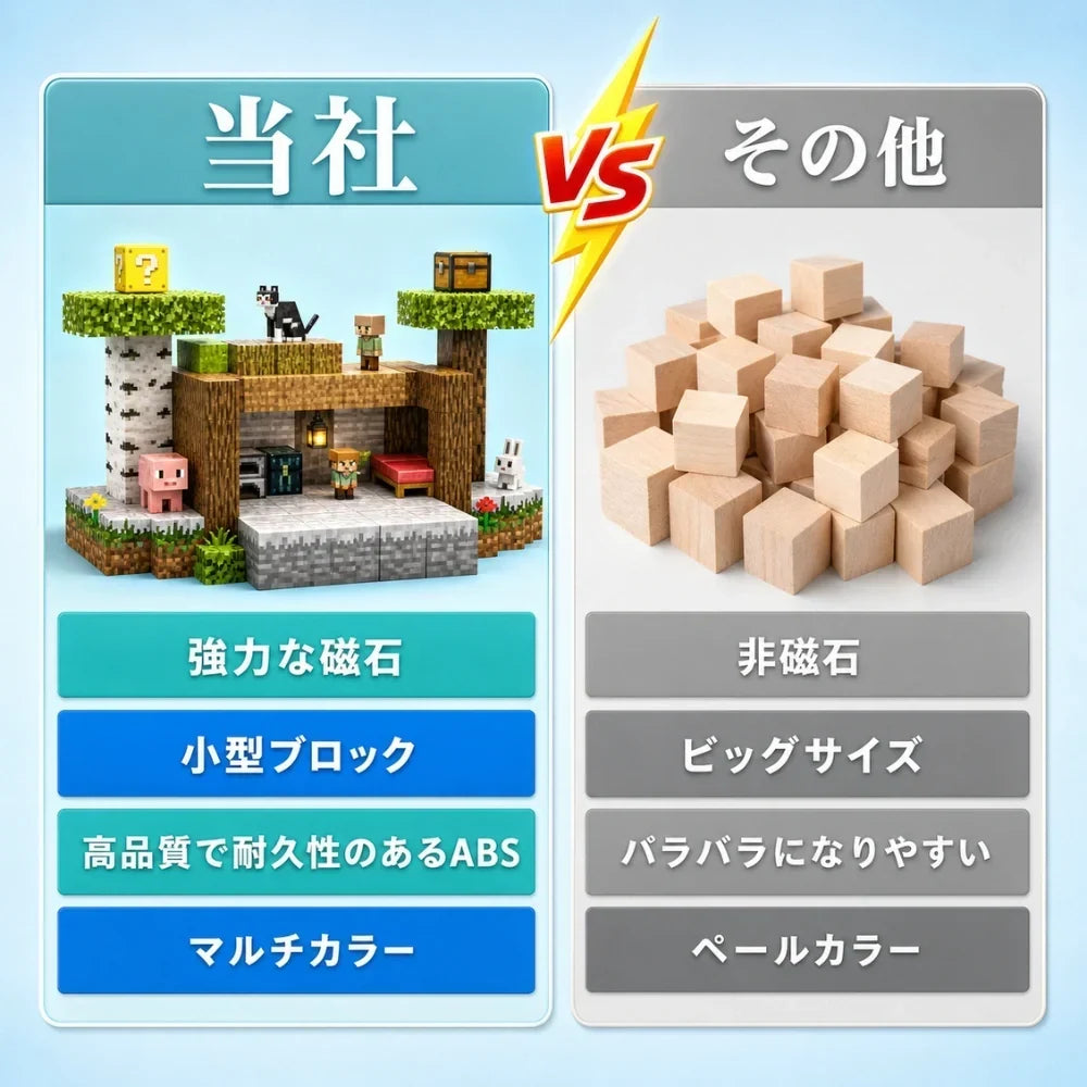 Yume™ カチッと簡単。遊びながら“考える力”が育つ知育磁石ブロック